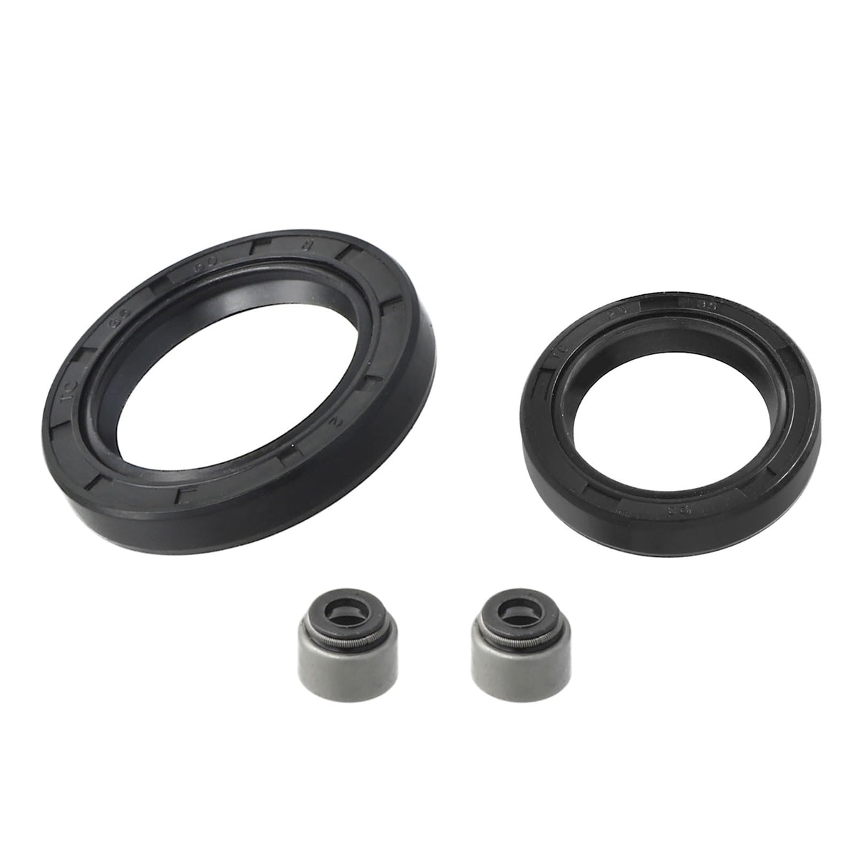 Roykaw engine oil seals pack closeup enhances engine durability.