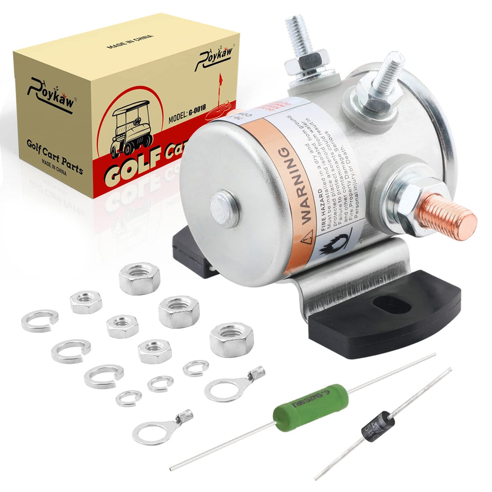 Roykaw EZGO 70-series solenoid relay for 36V golf cart power switching