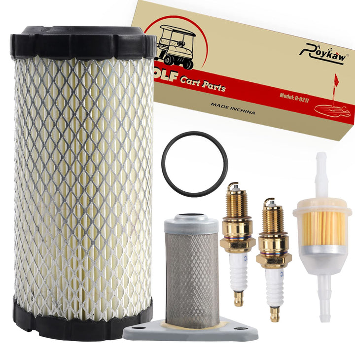 Roykaw EZGO air filter improving engine breathing for gas golf carts