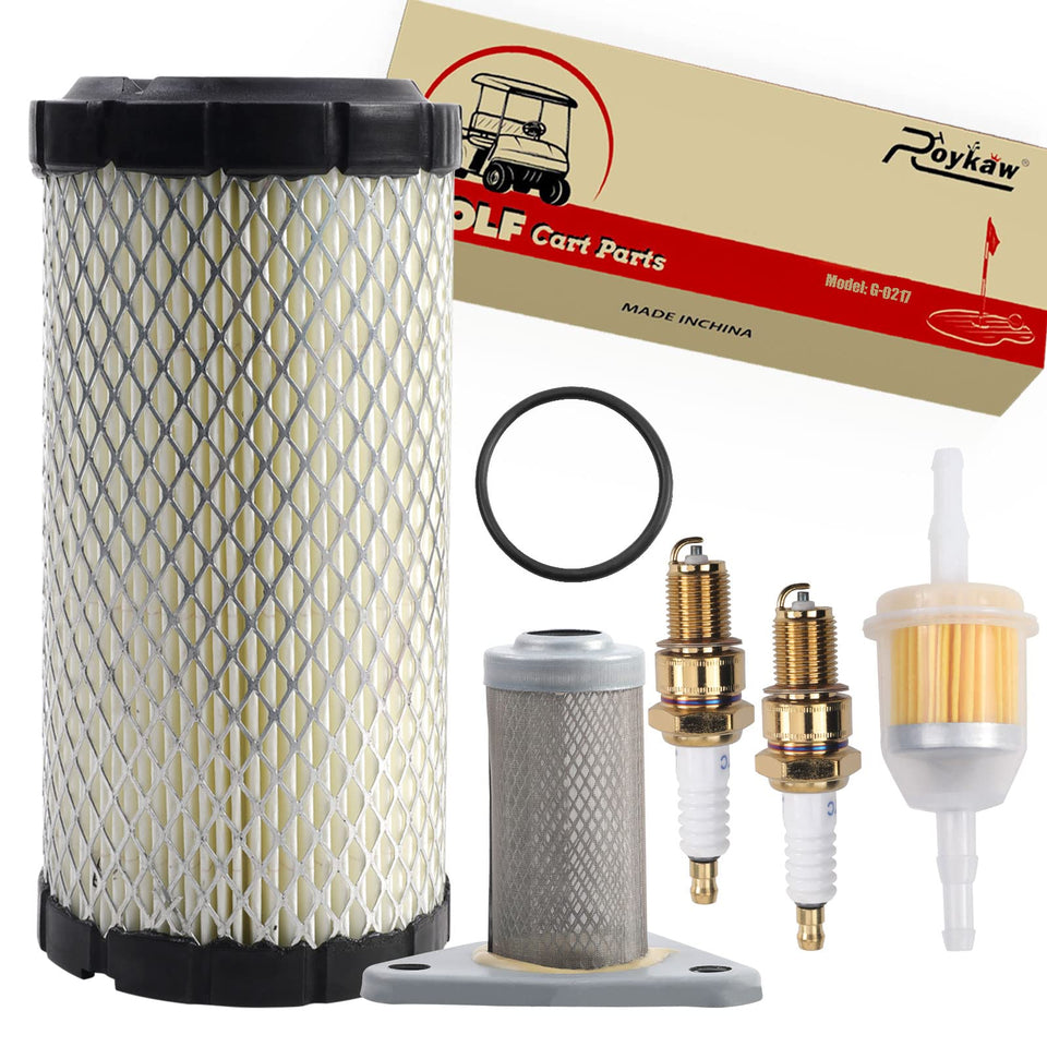 Roykaw EZGO air filter improving engine breathing for gas golf carts