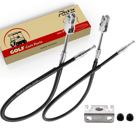 Roykaw EZGO brake cable driver-side view enhances braking reliability for TXT/Medalist.