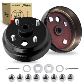 Roykaw EZGO brake drum with 30-teeth spline enables reliable engagement on 1991+ gas carts.