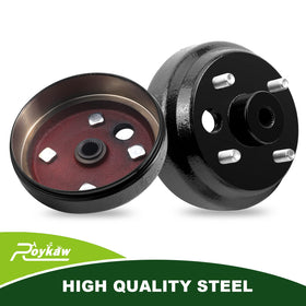 Packaging includes two drums and hardware for quick replacement.