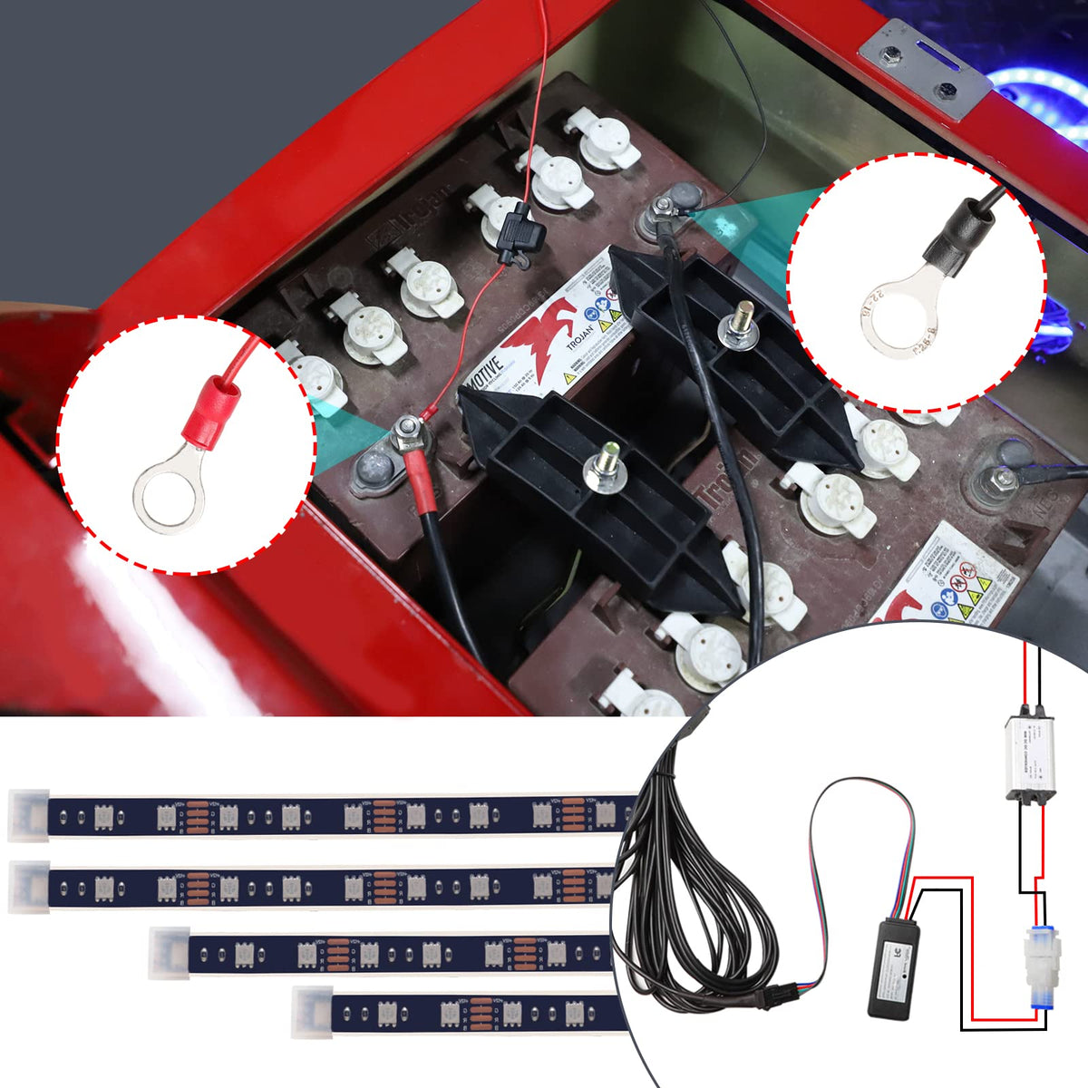 Roykaw compatible with EZGO, Club Car, and Yamaha for cohesive styling.