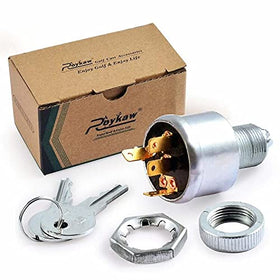 Roykaw EZGO ignition switch front view with robust 4-terminal design for reliable startup.
