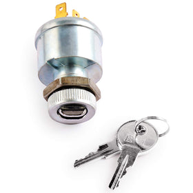 Roykaw EZGO ignition switch in lights position supports visibility during dusk rides.