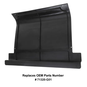 Roykaw EZGO Medalist panel cover close-up highlighting durable black plastic