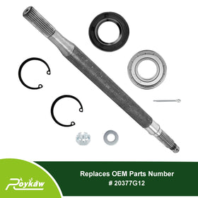 Roykaw EZGO Medalist rear axle shaft on passenger side for smooth electric-cart operation.