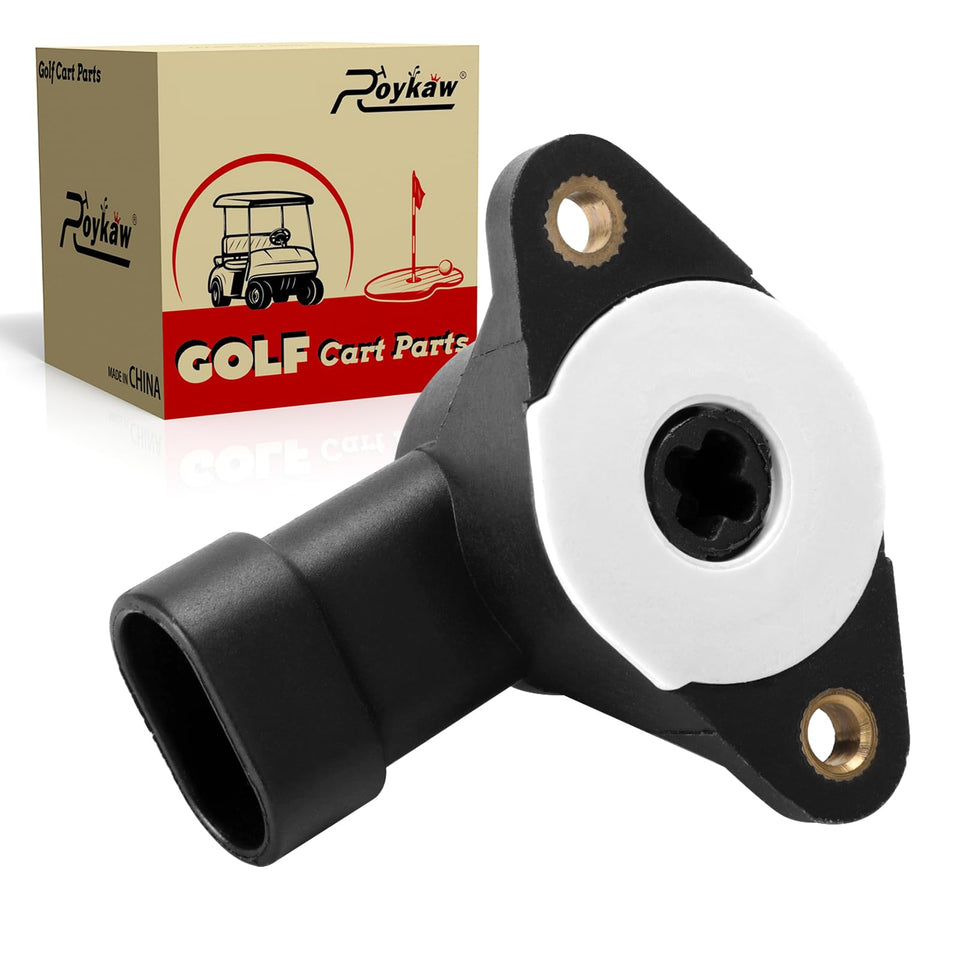 Roykaw EZGO RXV accelerator sensor on pedal for precise throttle control.