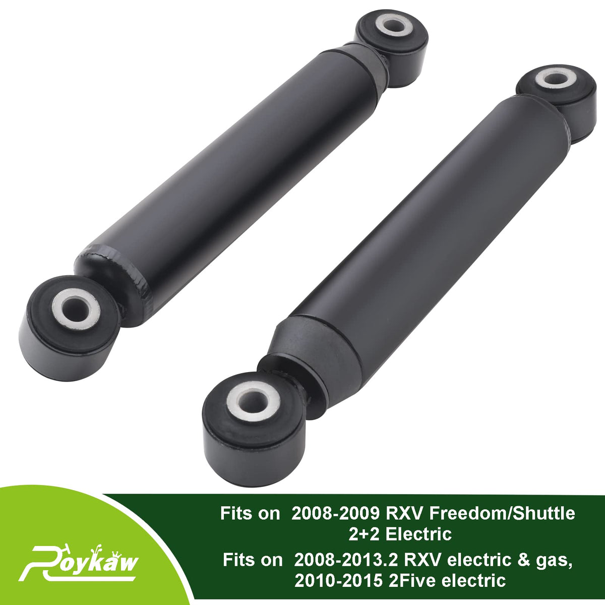 Roykaw durable rear shocks for golf carts