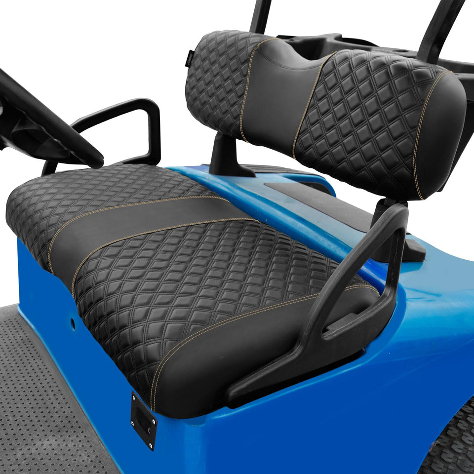 Roykaw EZGO RXV front seat cover for durable protection and refreshed style.