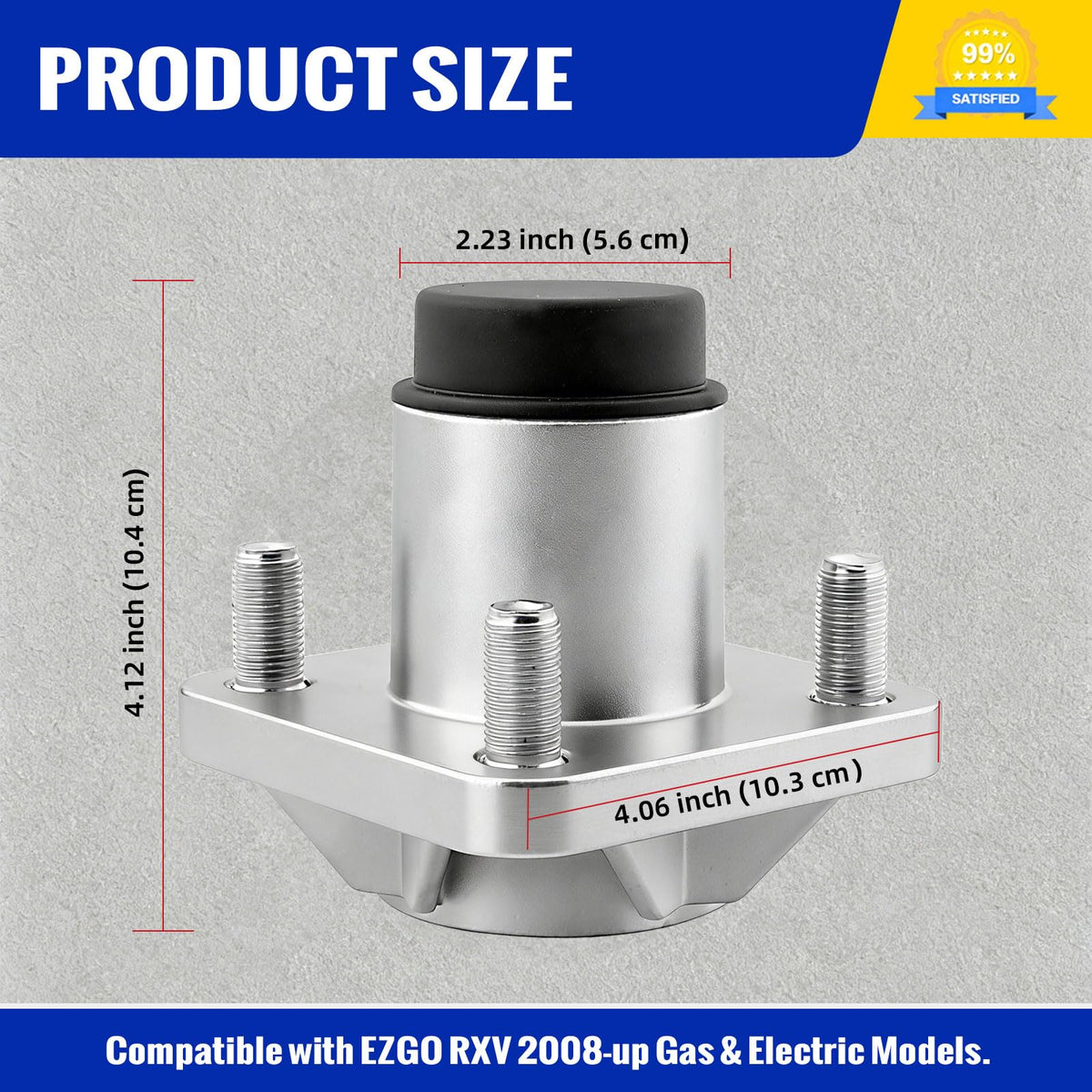 Roykaw EZGO RXV hub replacement kit for simpler maintenance.