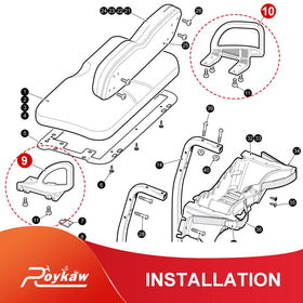 Roykaw EZGO RXV installation guide for easy setup