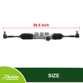 Roykaw EZGO RXV steering action view demonstrates smooth maneuverability.