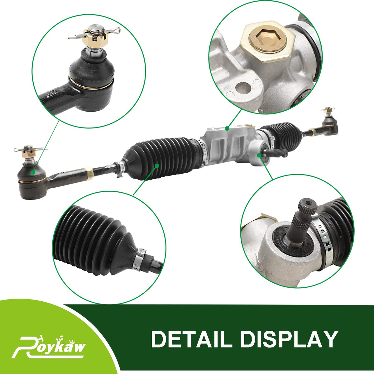 Roykaw EZGO RXV steering connection point for confident steering alignment.