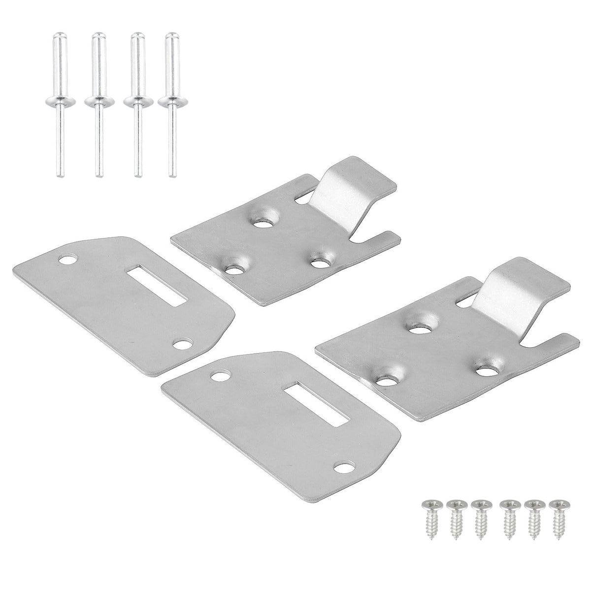 Roykaw EZGO seat hinge assembly area close-up shows corrosion-resistant aluminum.