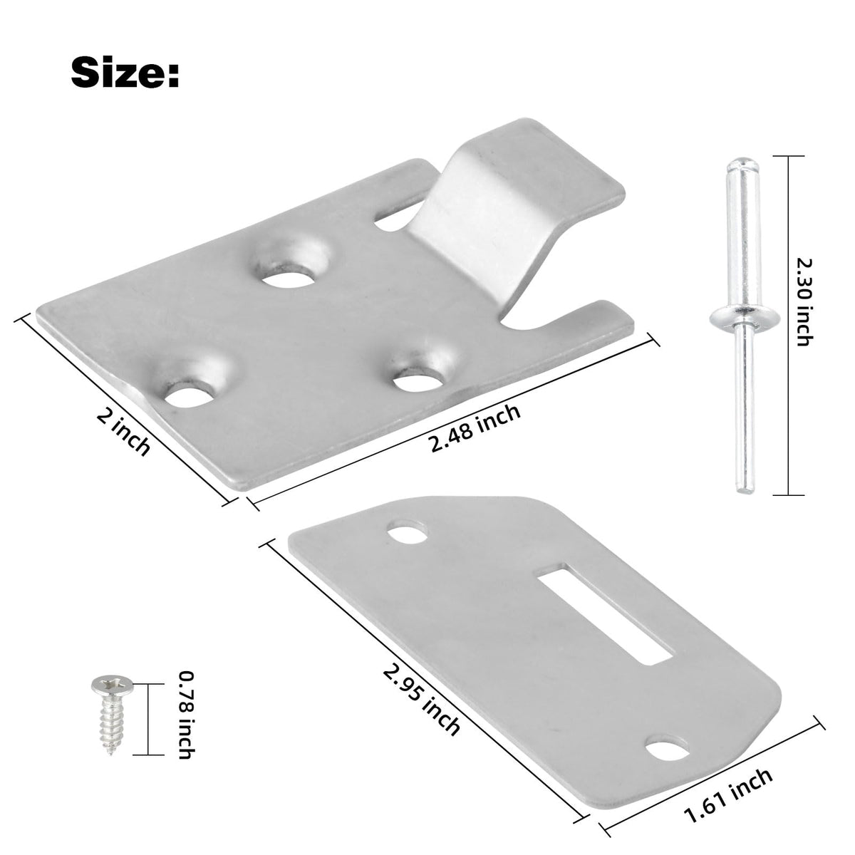 Roykaw EZGO hinge female component compatible with 1995.5-up TXT/ Medalist.