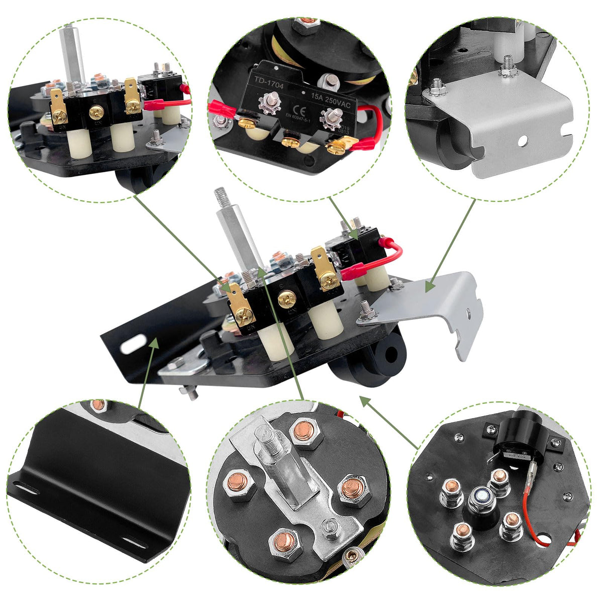 Roykaw EZGO switch gears closeup for precise alignment and performance.