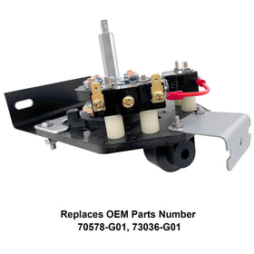Roykaw EZGO OEM label shows compatible part numbers.