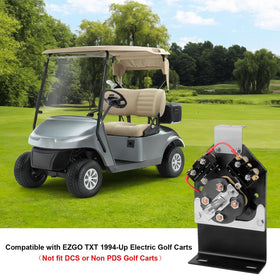 Roykaw EZGO wiring harness closeup reveals durable terminals.