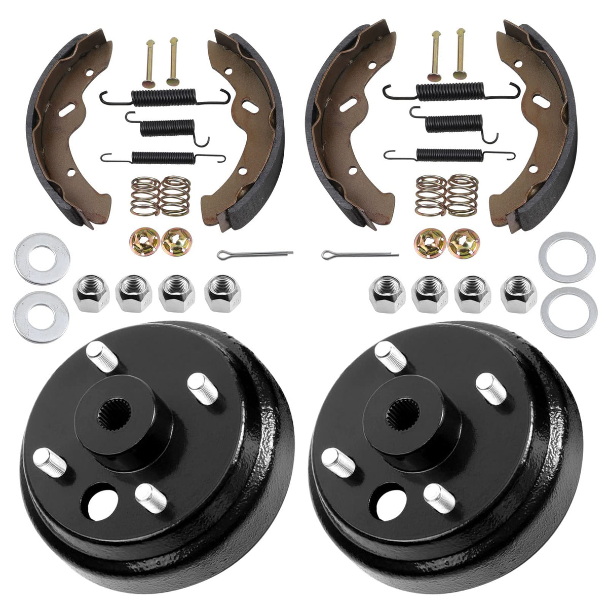 Roykaw EZGO TXT brake drum with 3/4-inch hole and 24 teeth