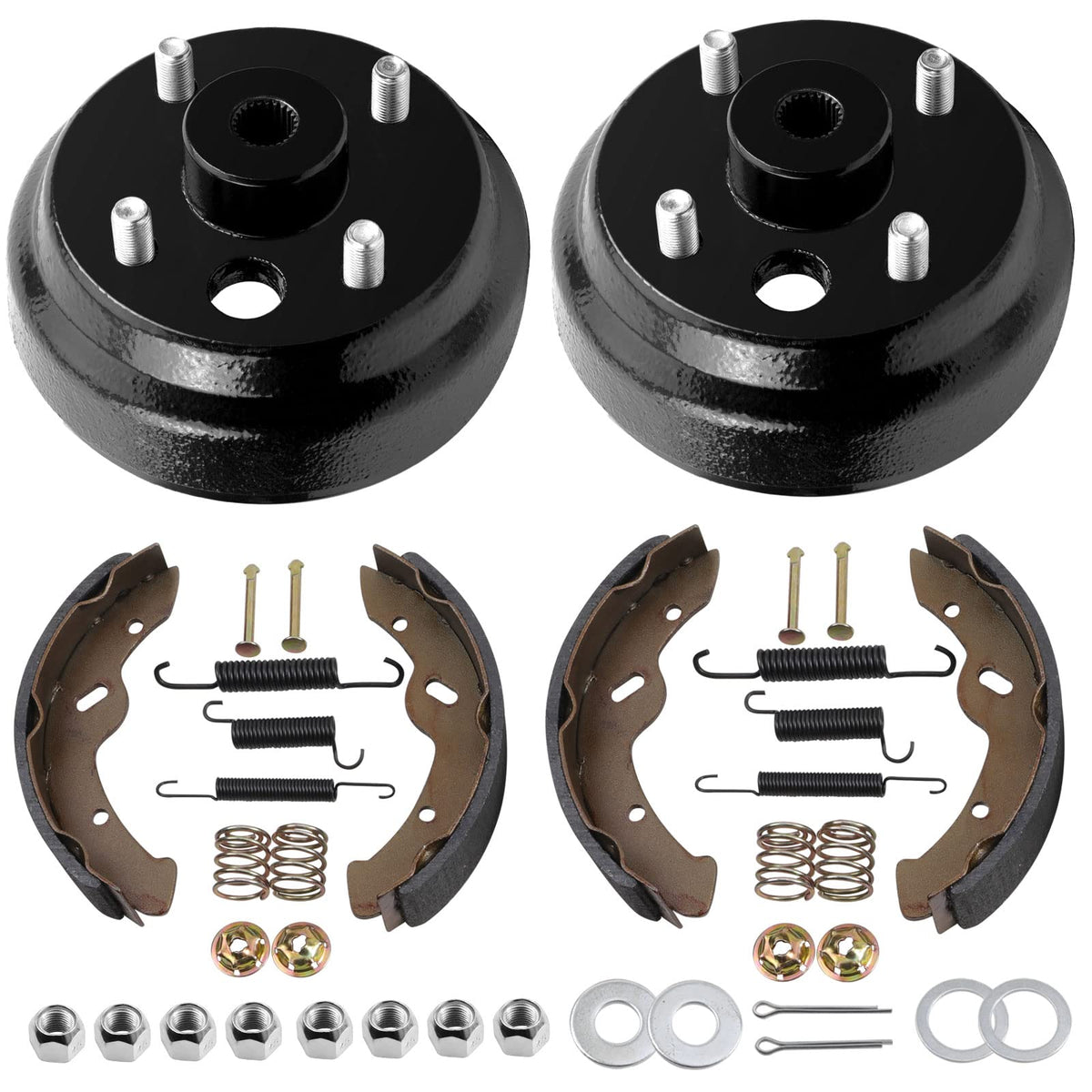 Roykaw EZGO TXT brake shoes pair for quiet stopping