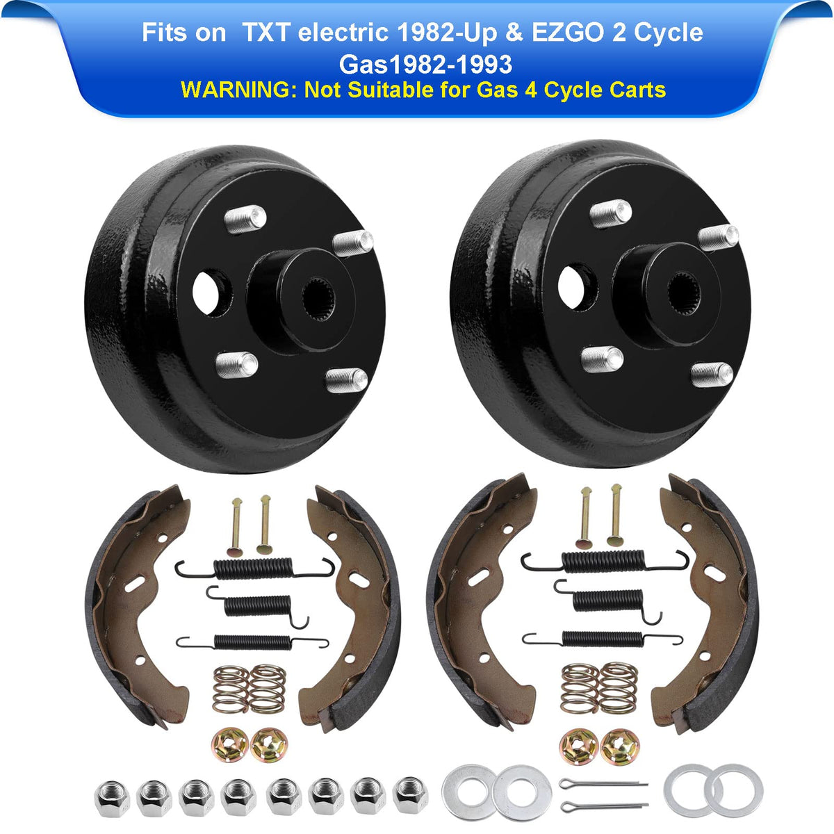 Roykaw EZGO TXT springs set maintains proper brake return