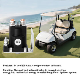 Roykaw EZGO TXT compatible solenoid for smooth engine engagement.