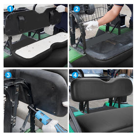 Roykaw EZGO TXT backrest is easy to wipe clean after use.