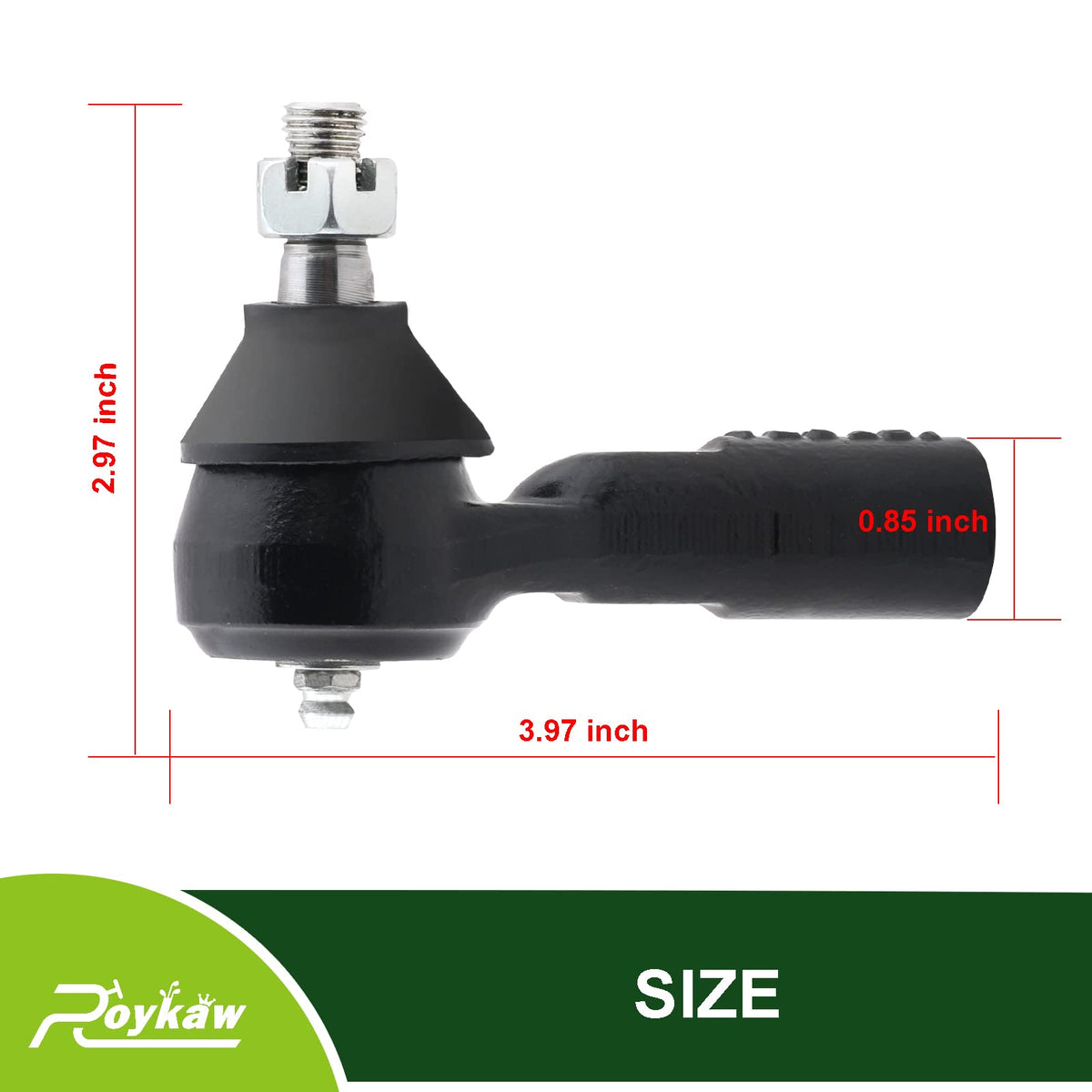 Roykaw EZGO TXT outer ball joint with precise fit for easy replacement.