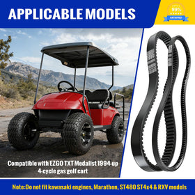 ROYKAW EZGO TXT starter belt close-up for easy starts
