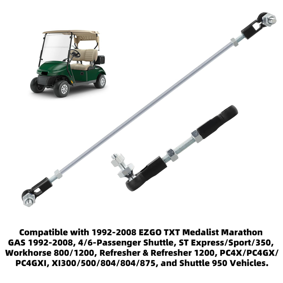 Roykaw EZGO TXT throttle linkage rod enhances smooth acceleration