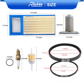 Roykaw EZGO TXT air filter protects intake for smooth throttle
