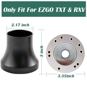 Roykaw five-six hole adapter ensures compatibility with most 5 or 6 hole wheels.