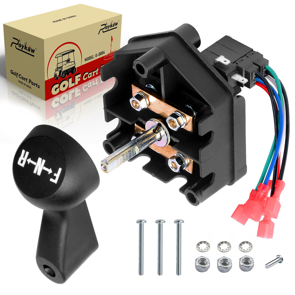 Roykaw forward-reverse switch assembly for Club Car DS improves control