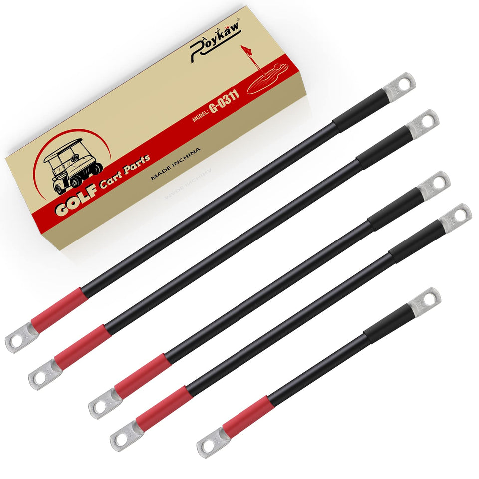 Roykaw four-gauge cables for Club Car Precedent boost reliable power delivery