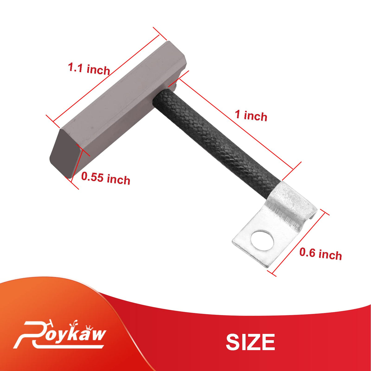 Roykaw four-pack brushes to support routine golf cart maintenance.