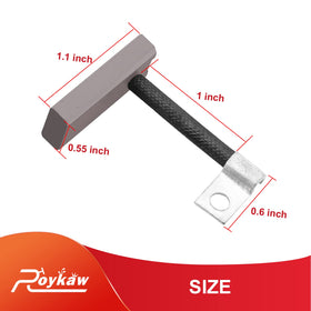 Roykaw four-pack brushes to support routine golf cart maintenance.