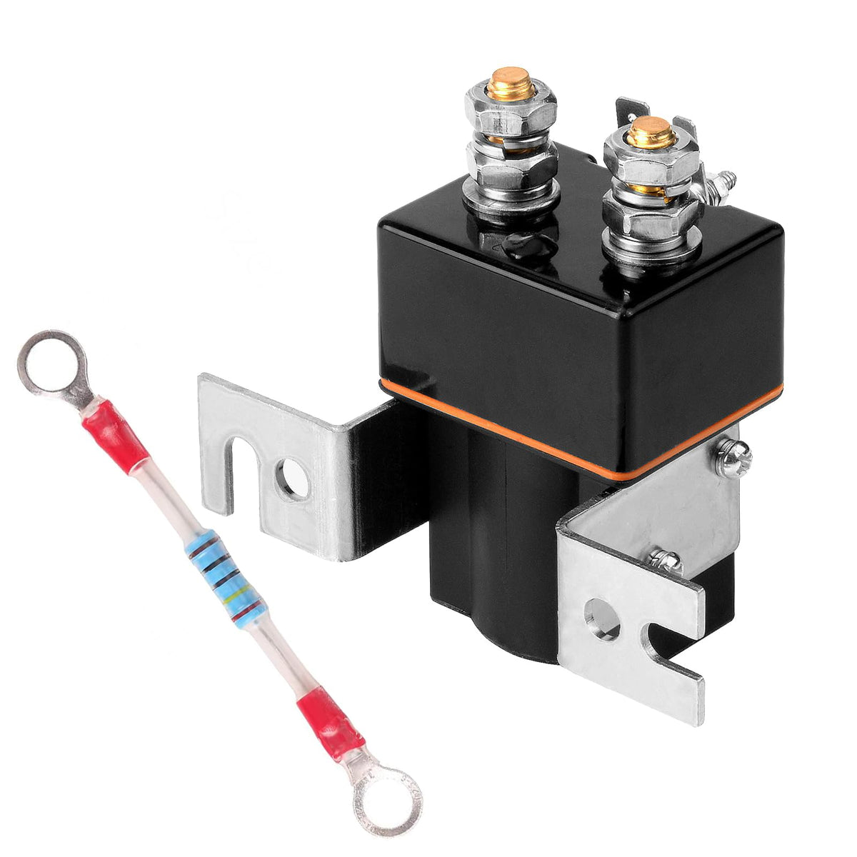 Roykaw four-terminal solenoid close-up shows robust terminals for secure connections