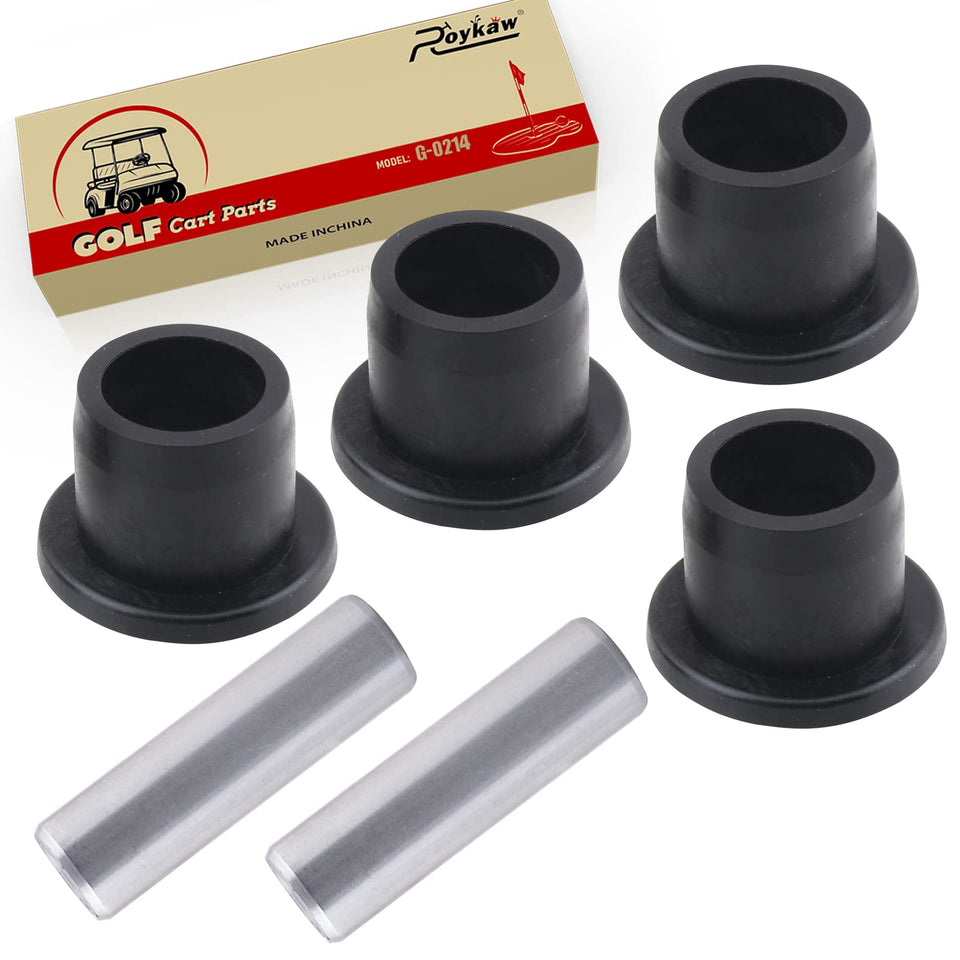 Roykaw front arm bushing kit for EZGO RXV improves steering stability.