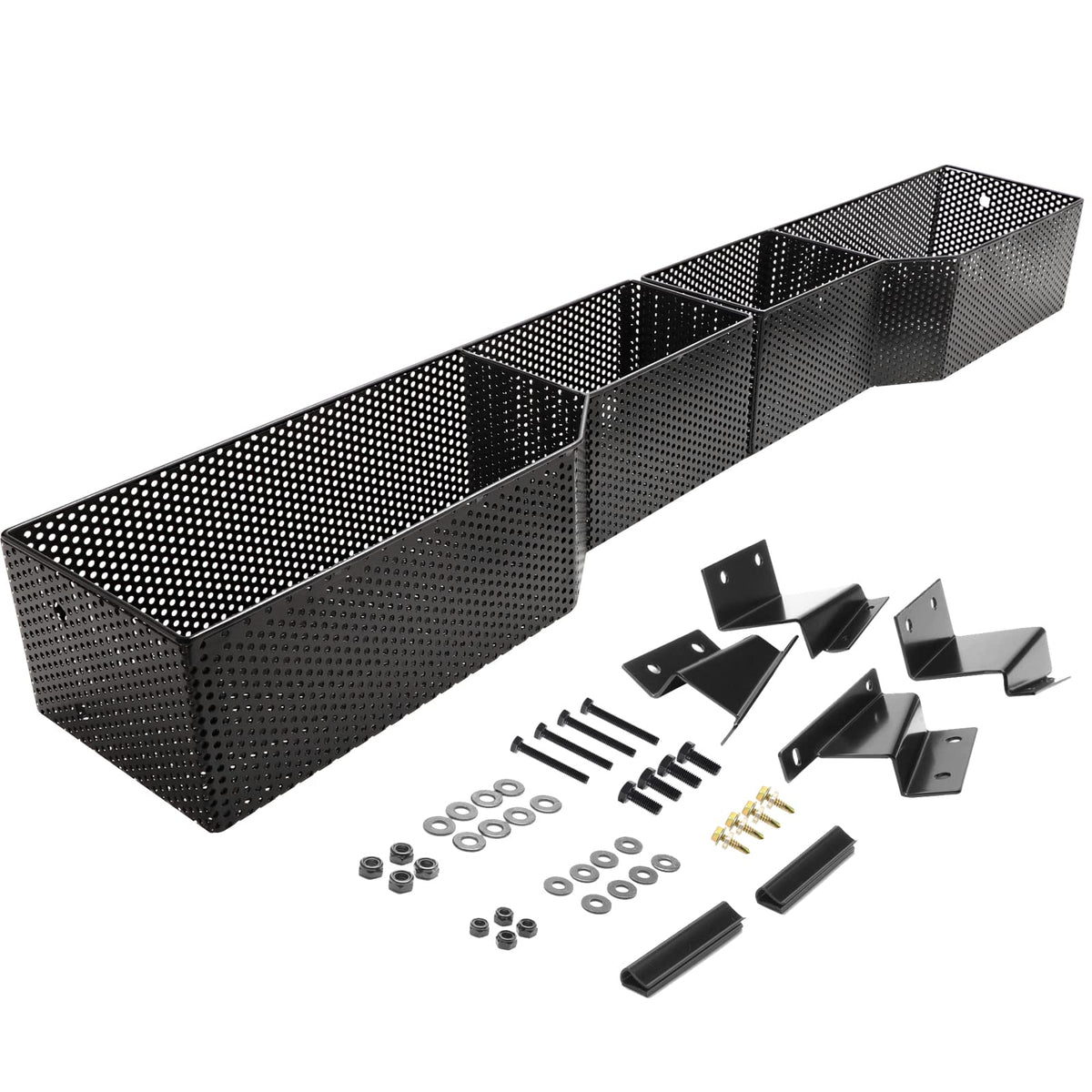Roykaw dash storage tray with four compartments helps you stay organized.