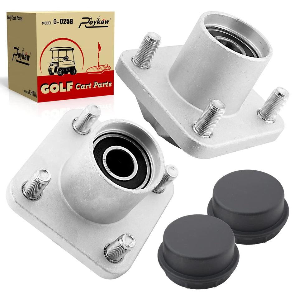 Roykaw front hub assembly for EZGO RXV 2008-up improves steering