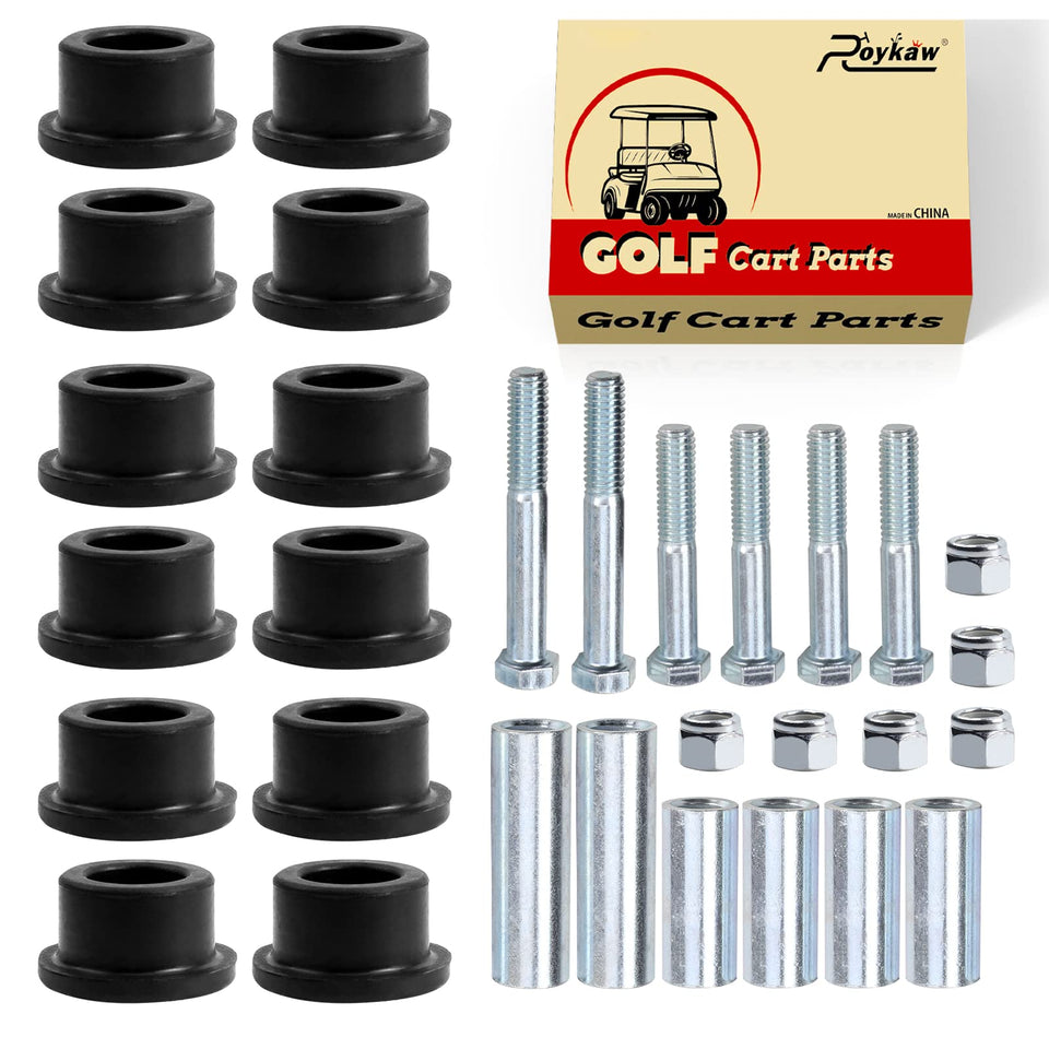 Roykaw front leaf spring bushing kit for Club Car DS improves ride quality