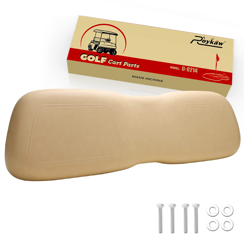 Roykaw front seat back cushion assembly for Club Car DS enhances comfort on rugged courses