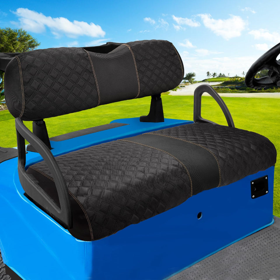Roykaw RXV front seat cover protecting upholstery from spills and UV rays.