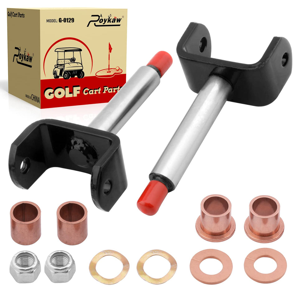 Roykaw kingpin repair kit front view for Club Car DS, precise fit for smoother steering