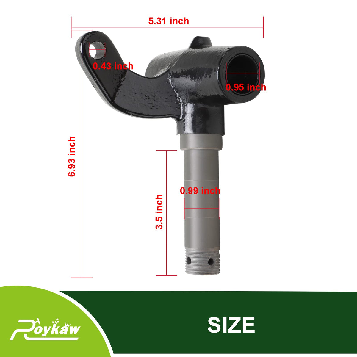 Roykaw EZGO spindle for gas and electric models boosts maintenance readiness.