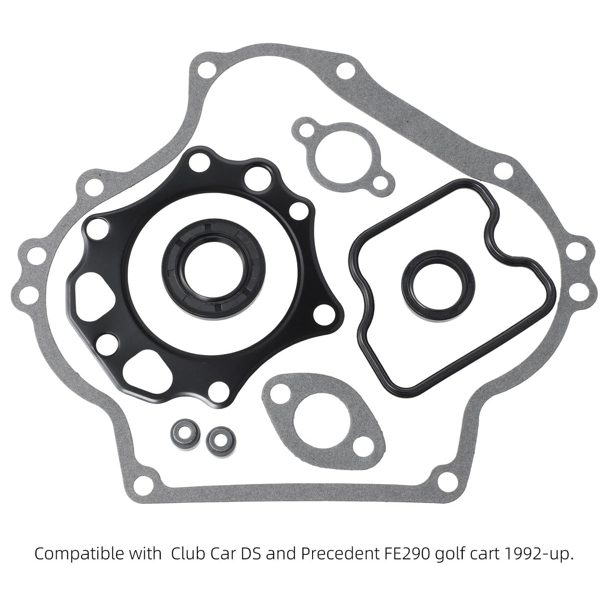 Roykaw gasket seals kit side view showing compact, easy-to-install parts.