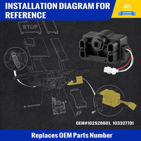 Roykaw GCOR OEM replacement label confirms compatibility with OEM numbers.