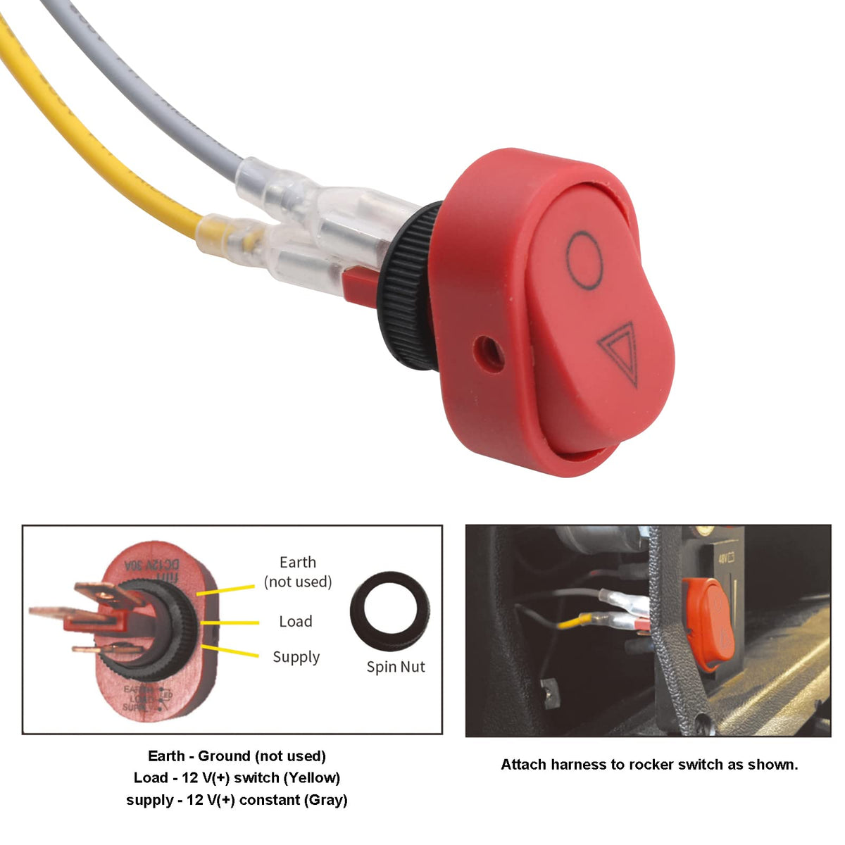 Roykaw 9-pin wiring harness supports easy plug-and-play installation.